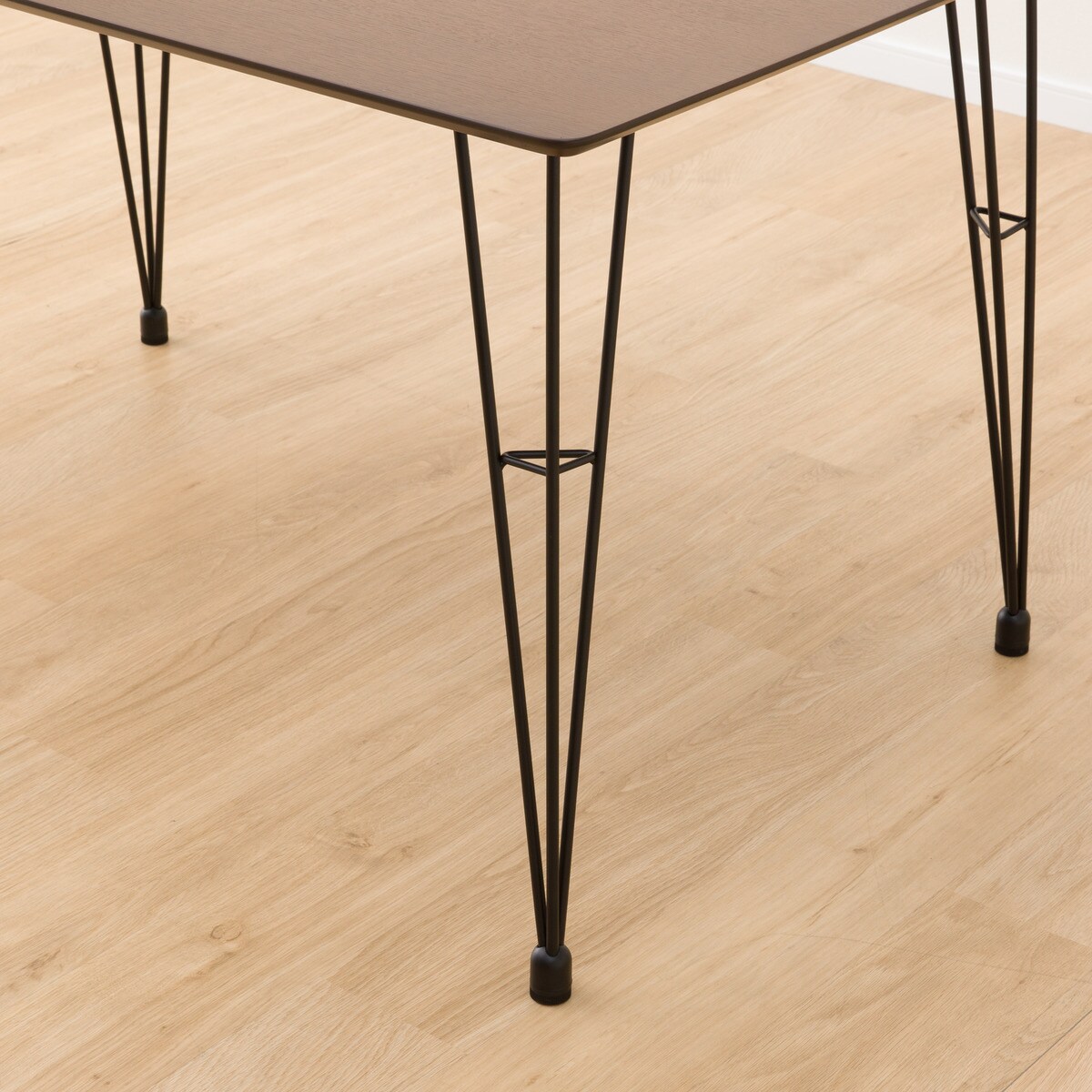 幅120 ダイニングテーブル5点セット(DTクーボ3-120MBRBK/DCクーボ3布BESI) 4人 ニトリ ダイニングテーブル5点セット(DTクーボ3-120MBRBK⁄DCクーボ3布BESI