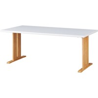 ダイニングテーブル(TLEG LG-010 180 WH/LBR)