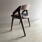 ファブリックダイニングチェア(CBL-5610 マーブル/BR) 6枚目画像