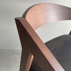 ファブリックダイニングチェア(CBL-5610 マーブル/BR) 9枚目画像