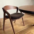 ファブリックダイニングチェア(CBL-5610 マーブル/BR) 12枚目画像