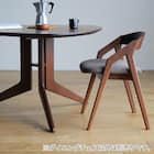 ファブリックダイニングチェア(CBL-5610 マーブル/BR) 14枚目画像