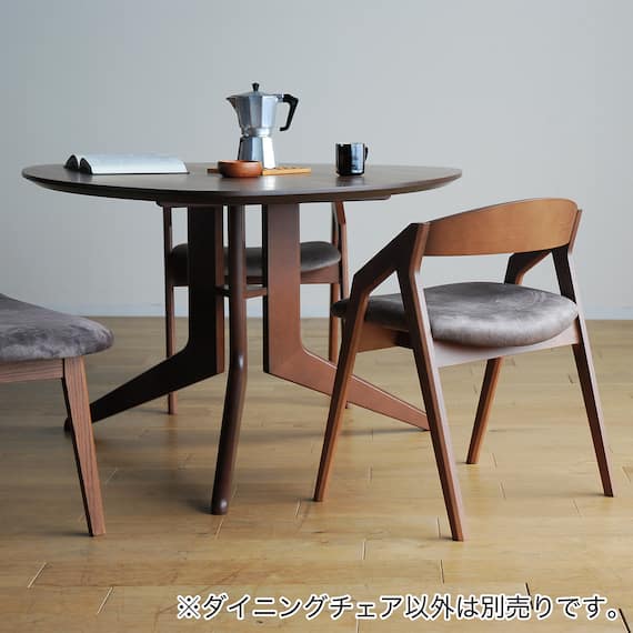 ファブリックダイニングチェア(CBL-5610 マーブル/BR) 15枚目画像