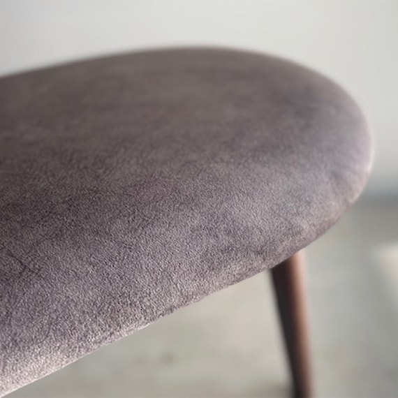 ファブリックダイニングベンチ(ミラージュ マーブル/BR) 5枚目画像