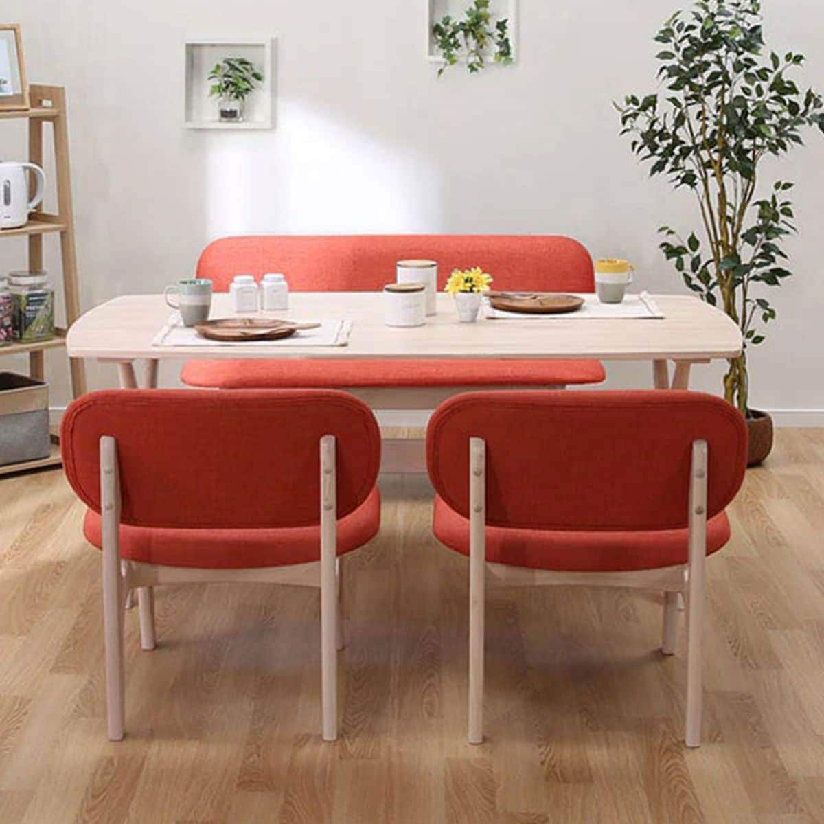 旧モデル】リビングダイニングテーブル4点セット(LDリラックスワイド