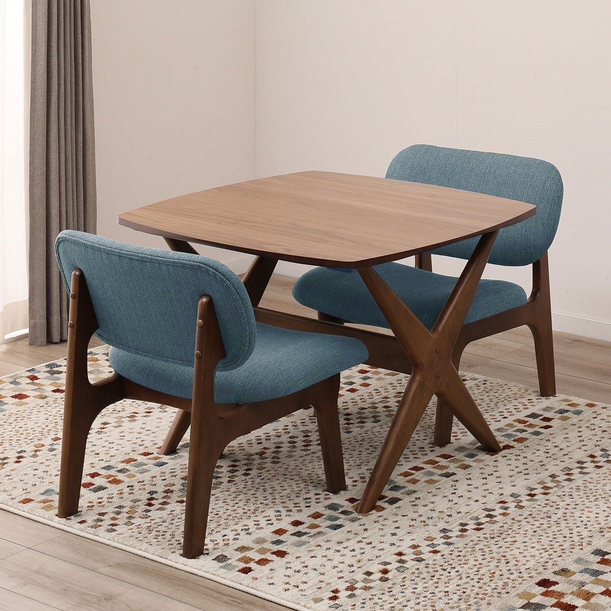 旧モデル】リビングダイニングテーブル3点セット(LDリラックスワイド