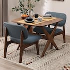 【旧モデル】リビングダイニングテーブル3点セット(LDリラックスワイド90MBR/1Pチェアリラックス) 1枚目画像