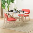 【旧モデル】リビングダイニングテーブルセット(LDテーブルリラックスワイド120WW/1PチェアWW/OR) 1枚目画像