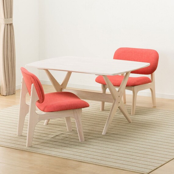 【旧モデル】リビングダイニングテーブルセット(LDテーブルリラックスワイド120WW/1PチェアWW/OR) 14枚目画像