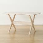 【旧モデル】リビングダイニングテーブルセット(LDテーブルリラックスワイド120WW/1PチェアWW/OR) 15枚目画像