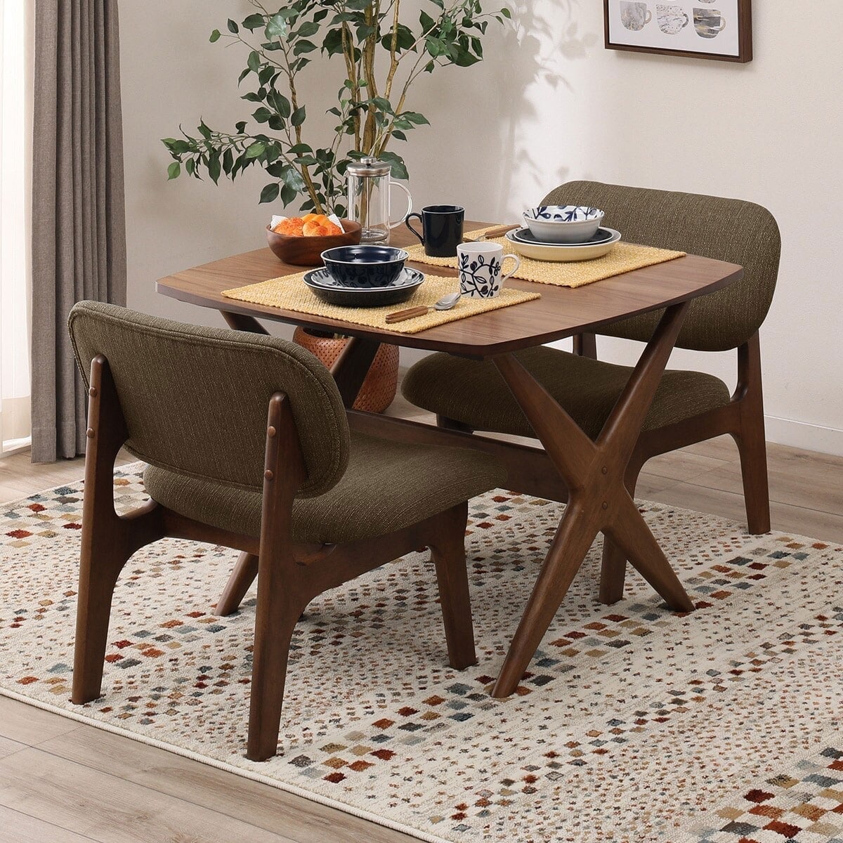 【ニトリ】ダイニングチェア（Nシールド リラックスワイド MBR/TBL） リビングダイニング1人用チェア(リラックスワイド MBR/TBL