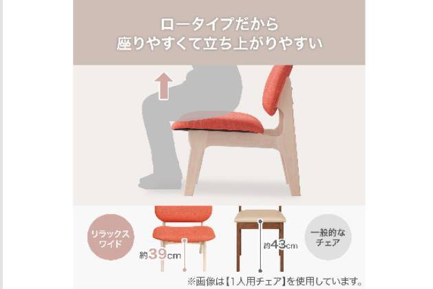 2Pﾁｪｱ ﾘﾗｯｸｽﾜｲﾄﾞNSF WW/GY | ニトリネット【公式】 家具・インテリア通販