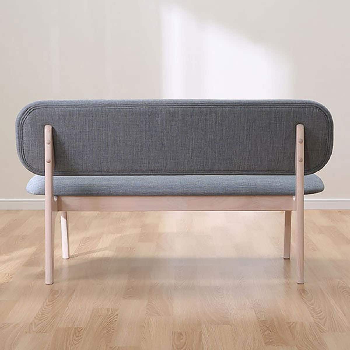 旧モデル】傷・汚れに強い リビングダイニング2人掛けチェア 布張り