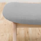 【旧モデル】傷・汚れに強いファブリック スツール(Nシールドリラックスワイド WW/GY) 9枚目画像