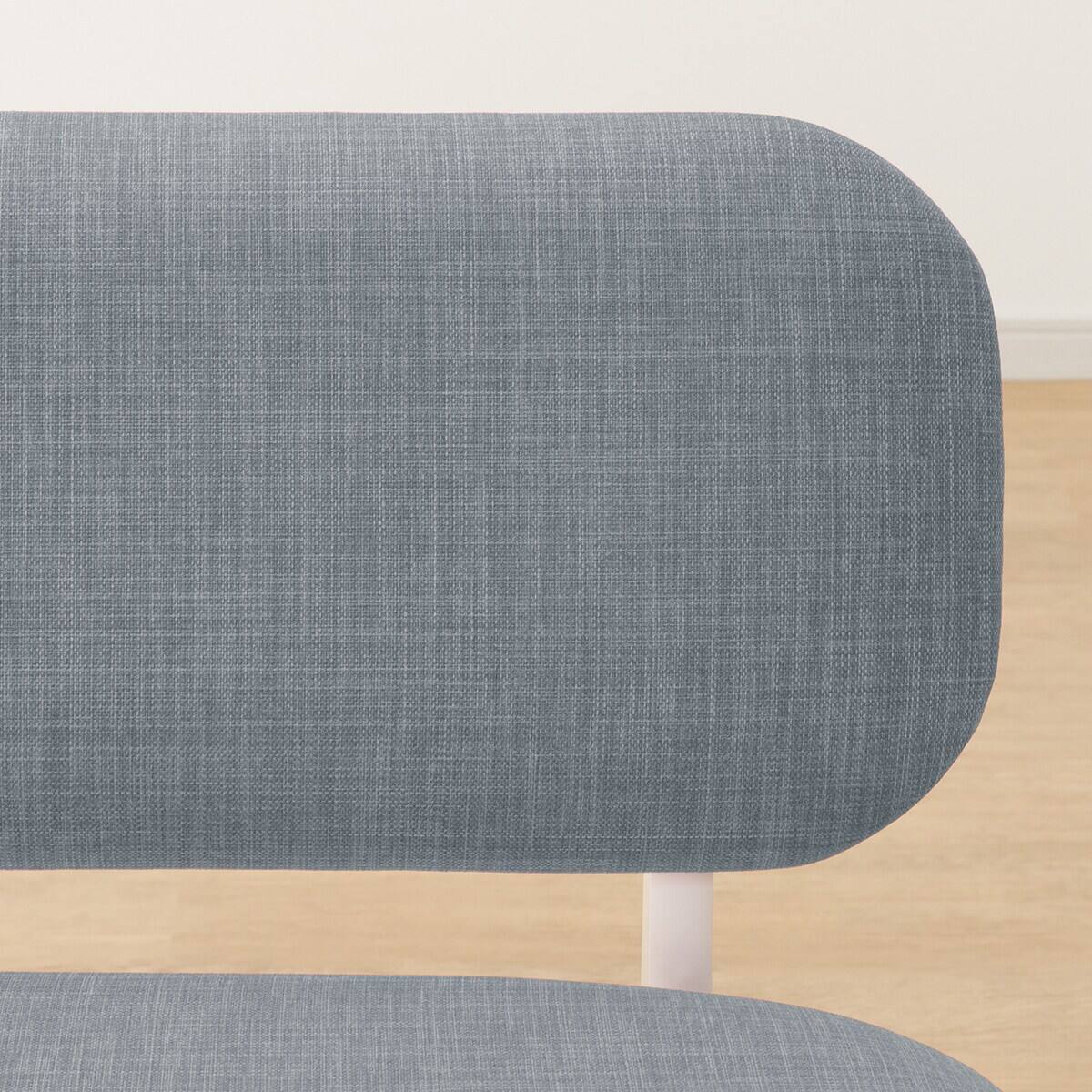 リビングダイニング2人用チェア(リラックスワイドNシールド布 WH/GY