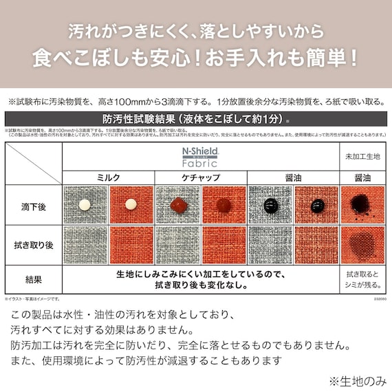 【旧モデル】リビングダイニング1人用チェア(リラックスワイドNシールド布 GY/TBL) 12枚目画像