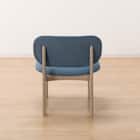 【旧モデル】リビングダイニング1人用チェア(リラックスワイドNシールド布 GY/TBL) 17枚目画像