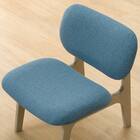 【旧モデル】リビングダイニング1人用チェア(リラックスワイドNシールド布 GY/TBL) 18枚目画像