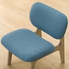 【旧モデル】リビングダイニング1人用チェア(リラックスワイドNシールド布 GY/TBL) 18枚目画像