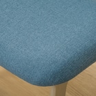 【旧モデル】リビングダイニング1人用チェア(リラックスワイドNシールド布 GY/TBL) 20枚目画像