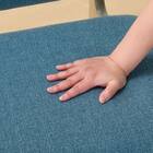 【旧モデル】リビングダイニング1人用チェア(リラックスワイドNシールド布 GY/TBL) 21枚目画像