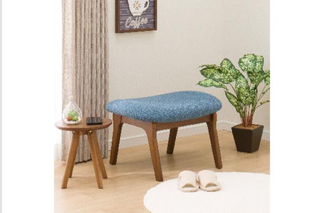 スツール　リラックスワイド　ニトリ　ミドルブラウン/ターコイズブルー ｽﾂｰﾙ ﾘﾗｯｸｽﾜｲﾄﾞKB MBR/TBL | ニトリネット【公式】 家具・インテリア通販