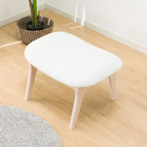 傷・汚れに強い合成皮革 スツール(Nシールド リラックスワイド WW/IV) 2枚目画像