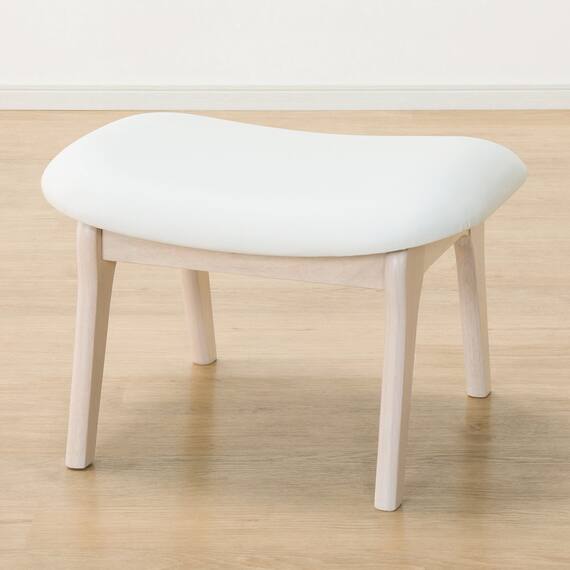 傷・汚れに強い合成皮革 スツール(Nシールド リラックスワイド WW/IV) 4枚目画像