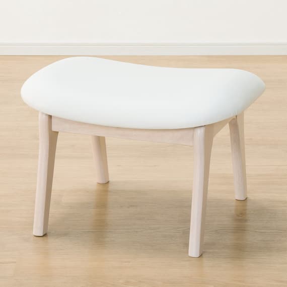 傷・汚れに強い合成皮革 スツール(Nシールド リラックスワイド WW/IV) 4枚目画像