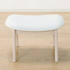 傷・汚れに強い合成皮革 スツール(Nシールド リラックスワイド WW/IV) 5枚目画像