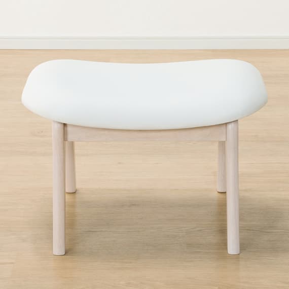 傷・汚れに強い合成皮革 スツール(Nシールド リラックスワイド WW/IV) 5枚目画像