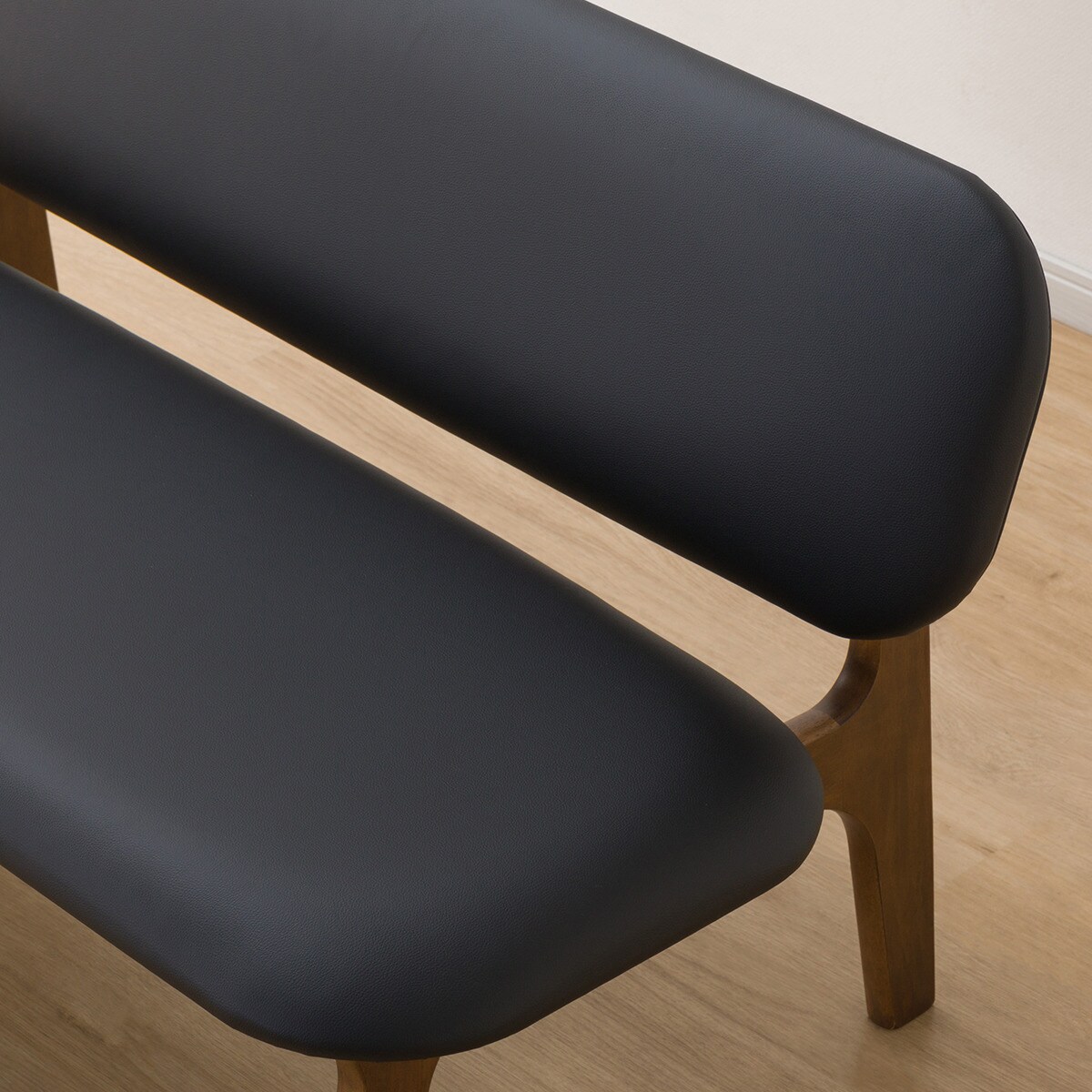 24977 背面板張りダイニングチェア 2脚　レザー　合皮NITORIダヴィンチ 24977 背面板張りダイニングチェア 2脚 レザー 合皮NITORIダヴィンチ