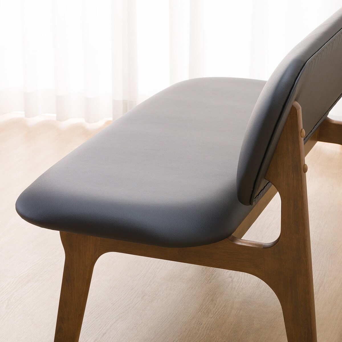 旧モデル】傷・汚れに強い リビングダイニング2人掛けチェア 合皮