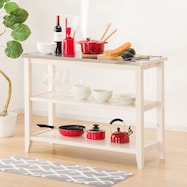 ワークテーブル(シナモ12045WH)