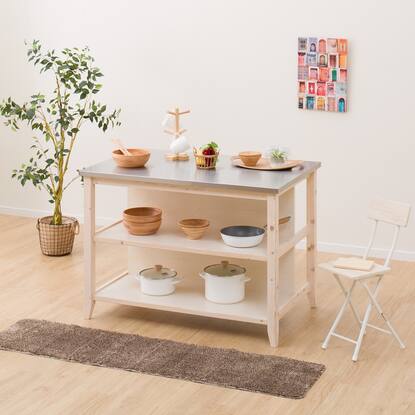 ニトリ 断ち切れ ワークテーブル ステア 