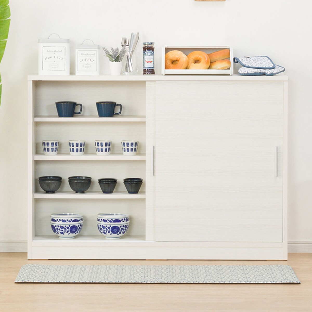 薄型キャビネット(アニー120S WW) | ニトリネット【公式】 家具