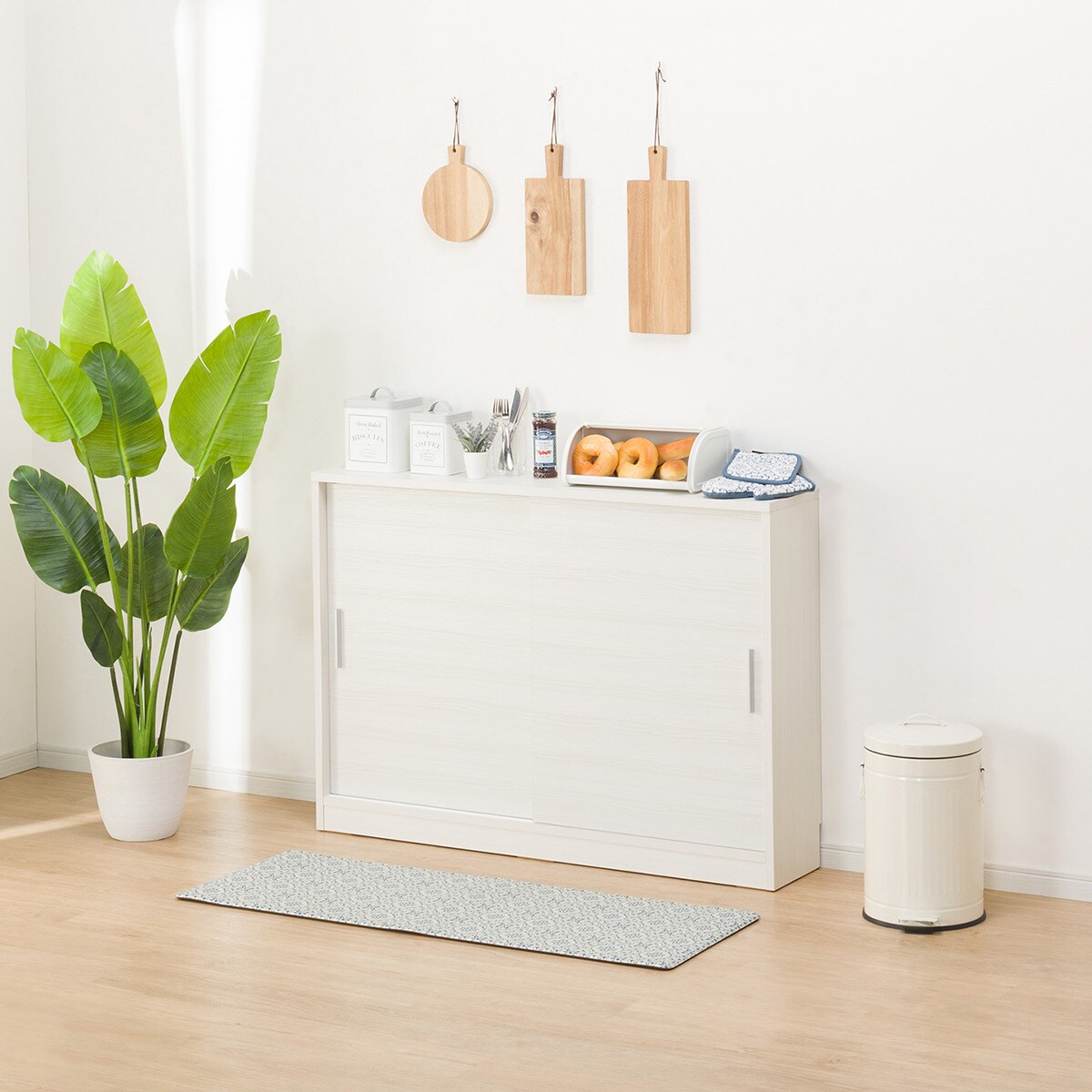 薄型キャビネット(アニー120S WW) | ニトリネット【公式】 家具