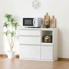 キッチンカウンター(アルミナ2 100CT WH) 1枚目画像