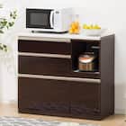 キッチンカウンター(アルミナ2 100CT DBR) 1枚目画像