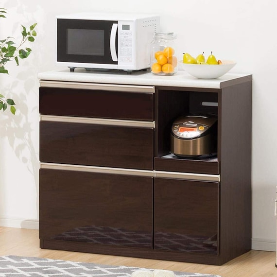 キッチンカウンター(アルミナ2 100CT DBR) 1枚目画像