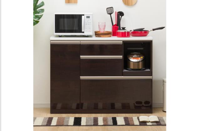 ｶｳﾝﾀｰｱﾙﾐﾅ2 120CT DBR | ニトリネット【公式】 家具・インテリア通販