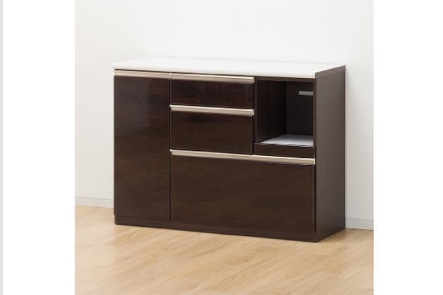 ｶｳﾝﾀｰｱﾙﾐﾅ2 120CT DBR | ニトリネット【公式】 家具・インテリア通販