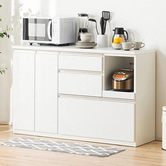 キッチンカウンター(アルミナ2 140CT WH) 1枚目画像