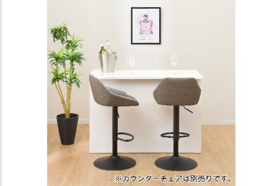 ﾊﾞｰｶｳﾝﾀｰ ｴﾄﾅ 120BC WH/SI | ニトリネット【公式】 家具・インテリア通販