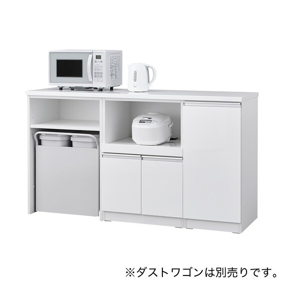 キッチンカウンター(160 KC01-OPTJT WH) 3枚目画像