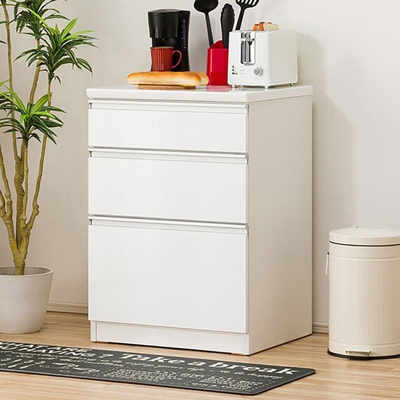 キッチンカウンター(レジューム 60SL WH) 1枚目画像