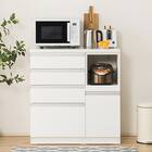 キッチンカウンター(レジューム  90SH-R WH) 2枚目画像