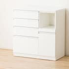 キッチンカウンター(レジューム 90SH-R WH) 3枚目画像