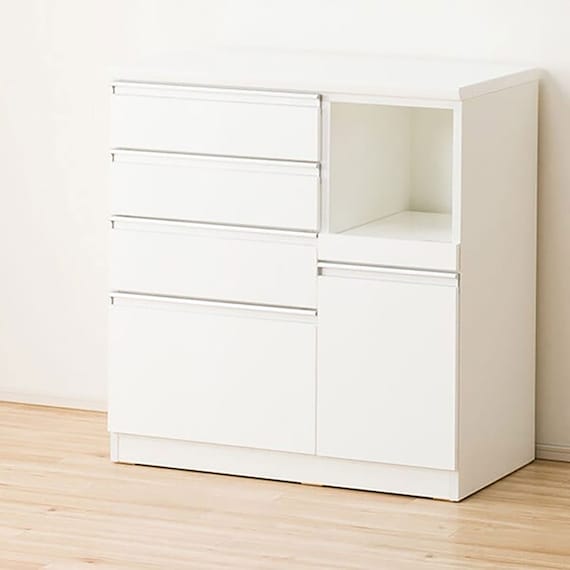 キッチンカウンター(レジューム 90SH-R WH) 3枚目画像