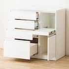 キッチンカウンター(レジューム 90SH-R WH) 4枚目画像